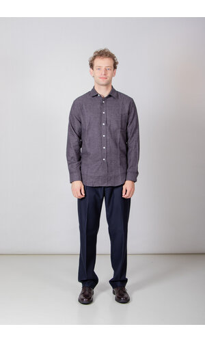 Portuguese Flannel Portuguese Flannel Overhemd / Teca / Grijs Portuguese Flannel Portuguese Flannel Overhemd / Teca / Grijs