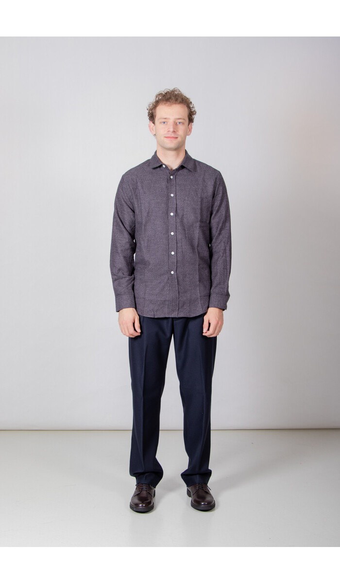 Portuguese Flannel Portuguese Flannel Overhemd / Teca / Grijs Portuguese Flannel Portuguese Flannel Overhemd / Teca / Grijs