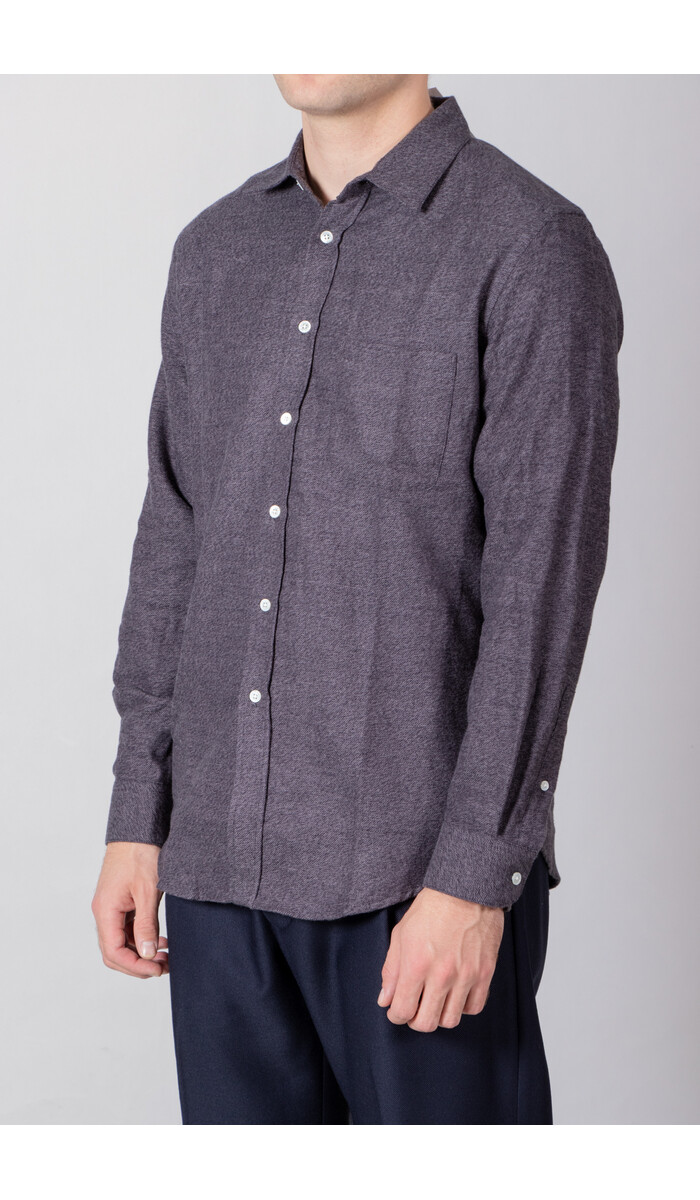 Portuguese Flannel Portuguese Flannel Overhemd / Teca / Grijs Portuguese Flannel Portuguese Flannel Overhemd / Teca / Grijs