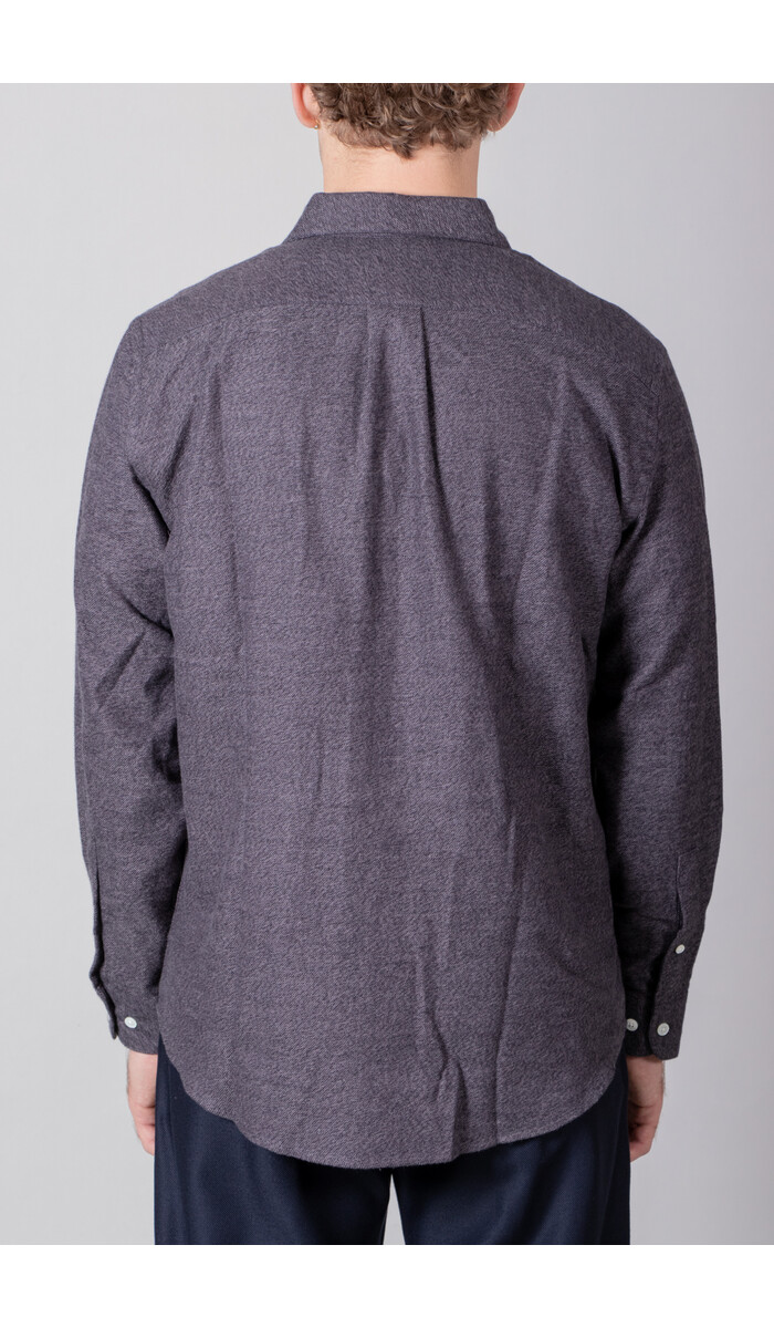 Portuguese Flannel Portuguese Flannel Overhemd / Teca / Grijs Portuguese Flannel Portuguese Flannel Overhemd / Teca / Grijs