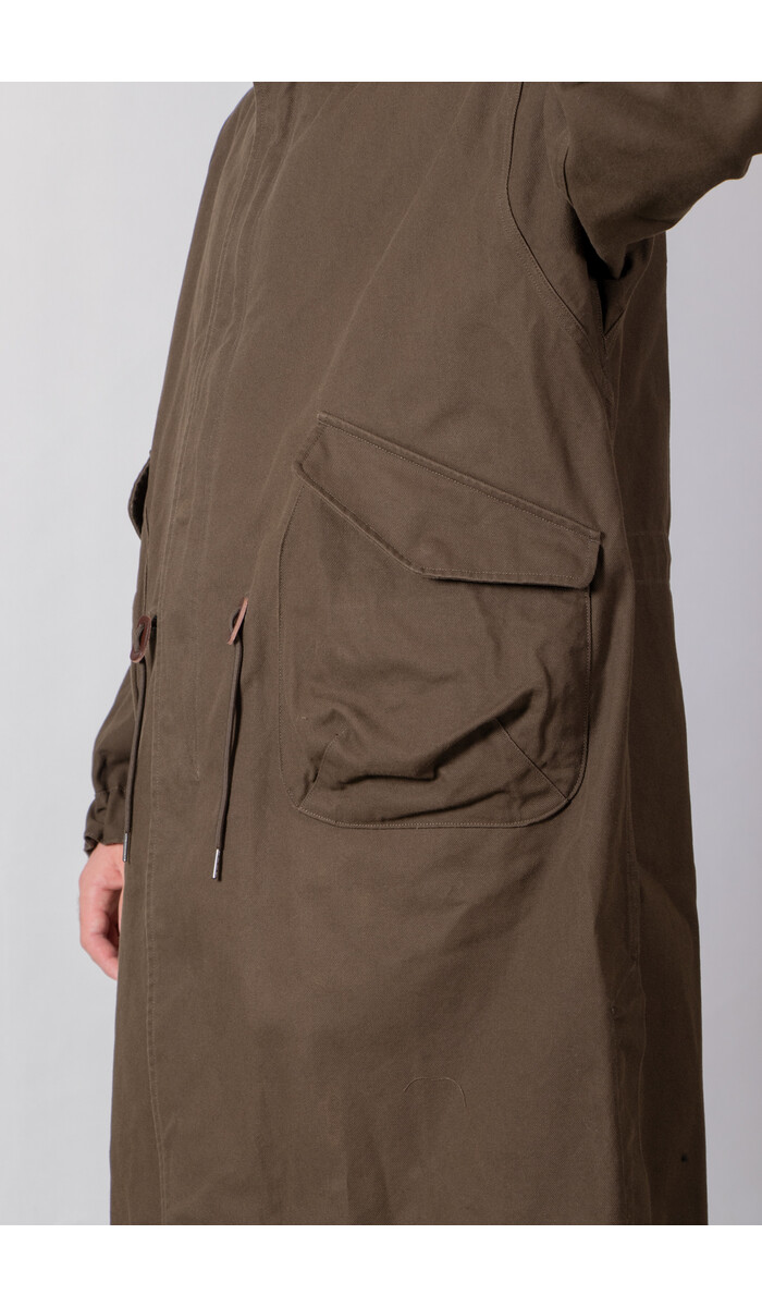 Rough Side Rough Side Jacke / ET3 Mods Parka / Dunkeloliv