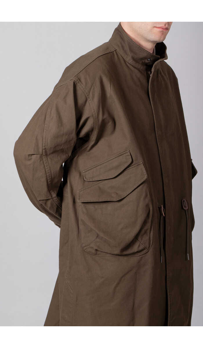 Rough Side Rough Side Jacke / ET3 Mods Parka / Dunkeloliv