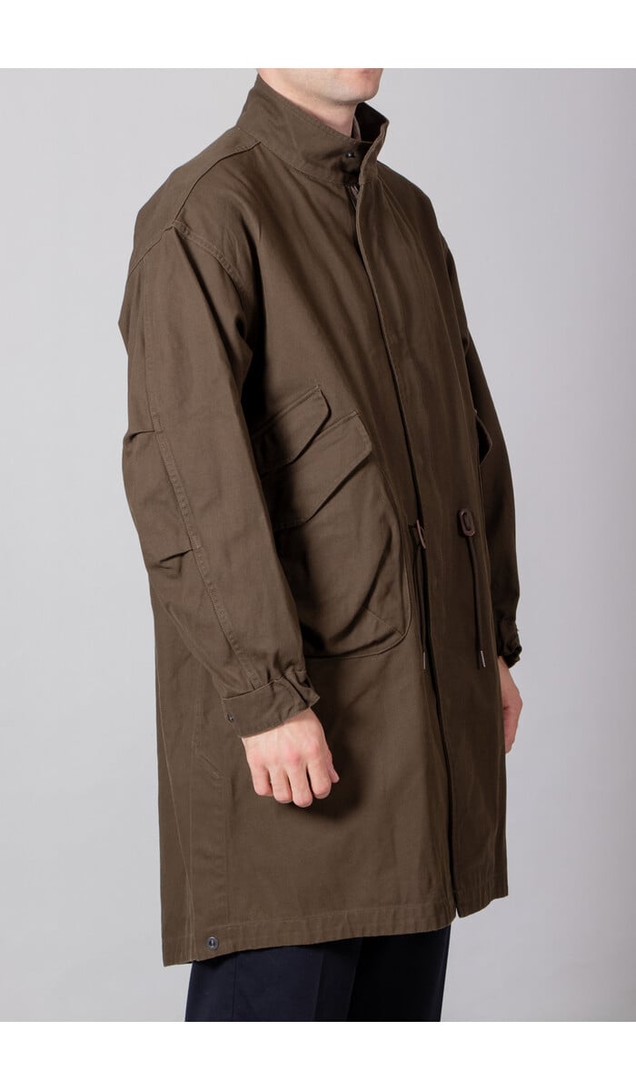 Rough Side Rough Side Jacke / ET3 Mods Parka / Dunkeloliv