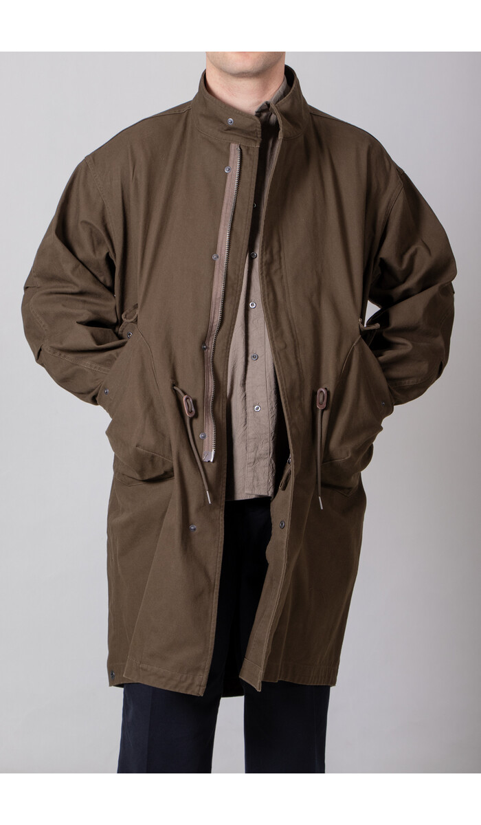 Rough Side Rough Side Jacke / ET3 Mods Parka / Dunkeloliv