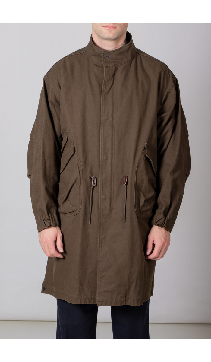 Rough Side Rough Side Jacke / ET3 Mods Parka / Dunkeloliv