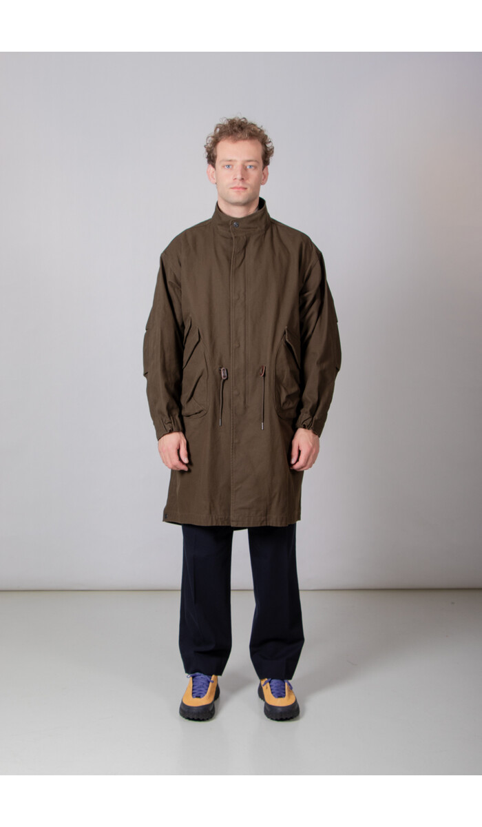 Rough Side Rough Side Jacke / ET3 Mods Parka / Dunkeloliv