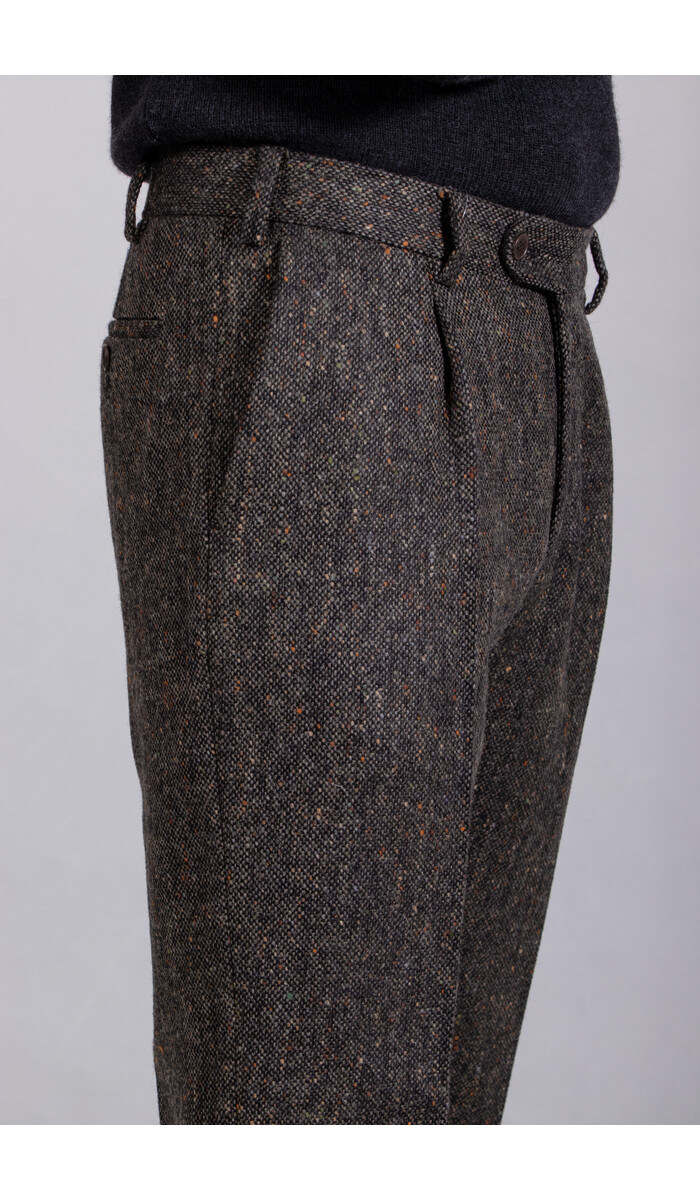 British House British House Hose / Winston / Braun Gesprenkelter Tweed