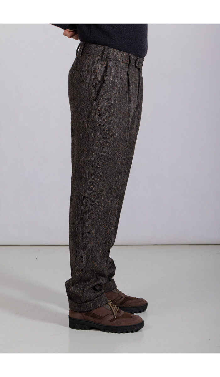 British House British House Hose / Winston / Braun Gesprenkelter Tweed