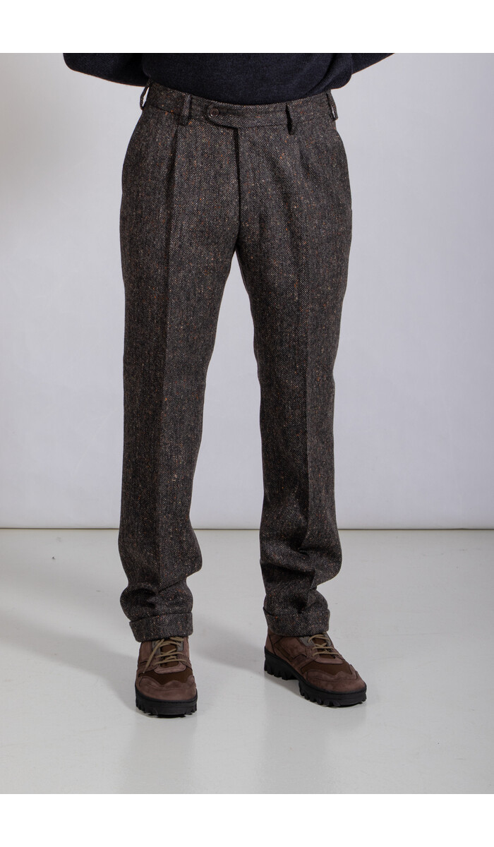 British House British House Hose / Winston / Braun Gesprenkelter Tweed