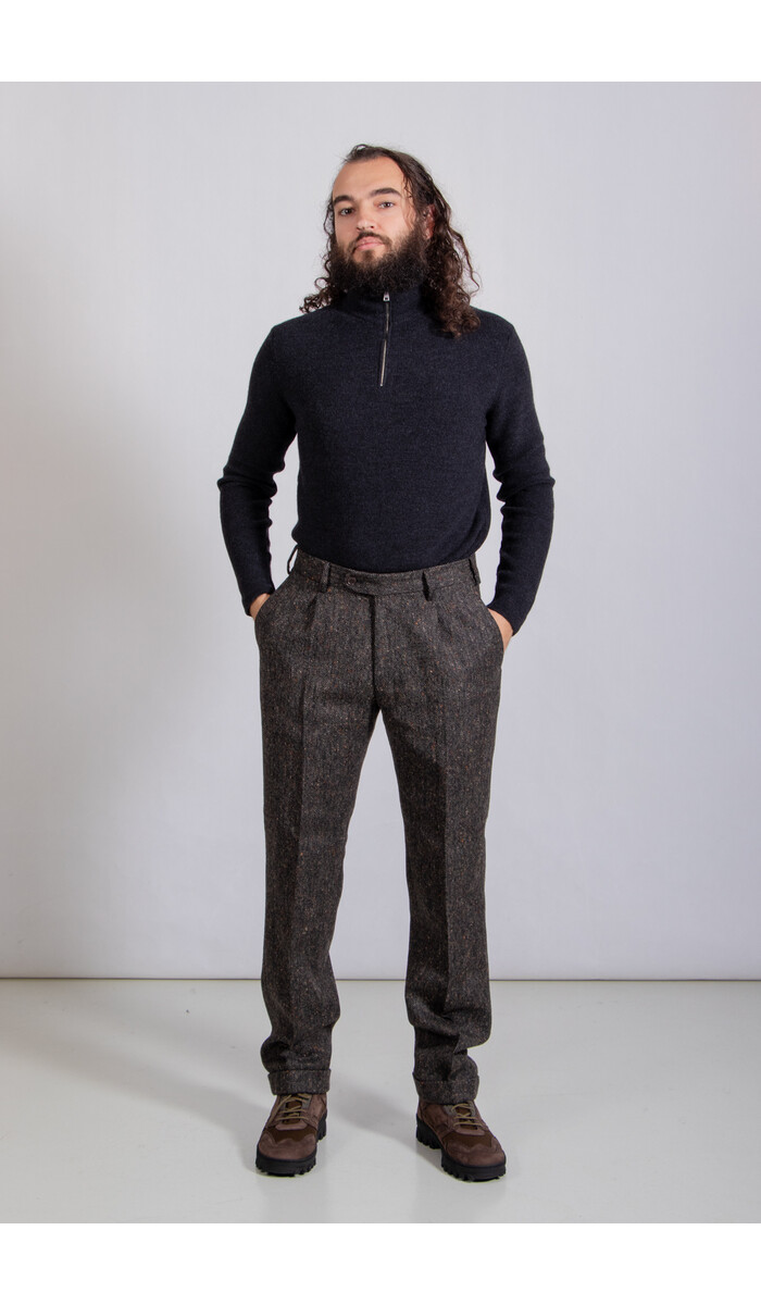 British House British House Hose / Winston / Braun Gesprenkelter Tweed