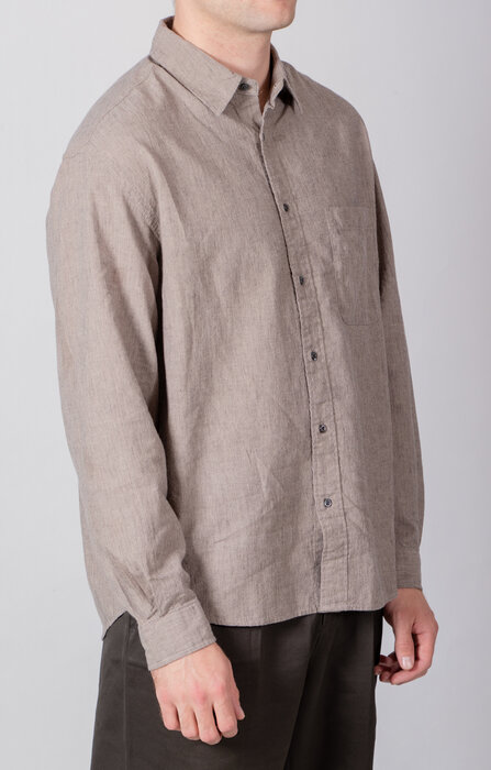 Rough Side Rough Side Hemd / Primary Shirt / Beige Nadelstreifen Rough Side Rough Side Hemd / Primary Shirt / Beige Nadelstreifen