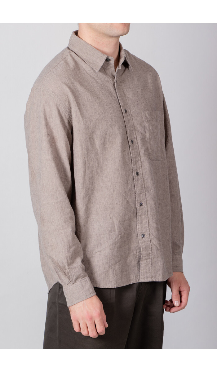 Rough Side Rough Side Shirt / Primary Shirt / Beige Pinstripe Rough Side Rough Side Shirt / Primary Shirt / Beige Pinstripe