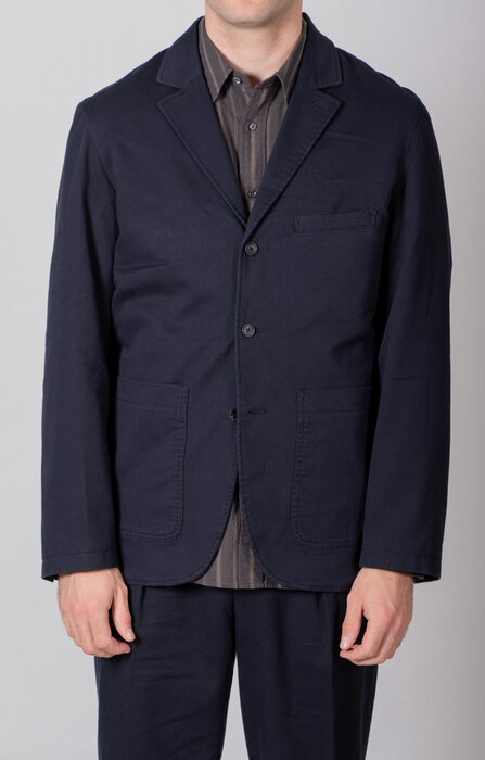 Rough Side Rough Side Sakko / Club Jacket / Dunkel Navy Rough Side Rough Side Sakko / Club Jacket / Dunkel Navy