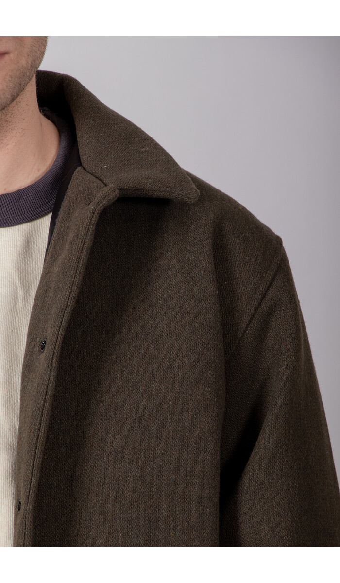 Jackman Jackman Jacke / Melton Award Jacket / Oliv Jackman Jackman Jacke / Melton Award Jacket / Oliv