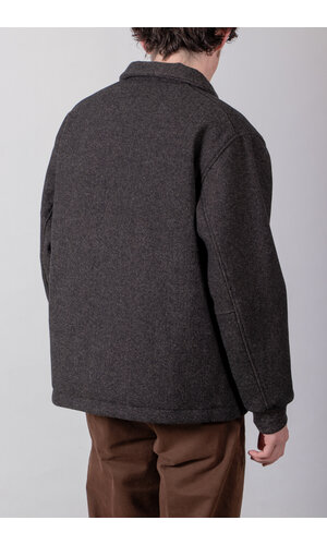 Jackman Jackman Jacke / Melton Award Jacket / Schwarz Melange Jackman Jackman Jacke / Melton Award Jacket / Schwarz Melange