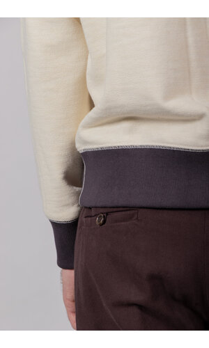 Jackman Jackman Hose / GG Sweat Crewneck / Elfenbeinschwarz Jackman Jackman Hose / GG Sweat Crewneck / Elfenbeinschwarz