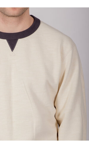 Jackman Jackman Hose / GG Sweat Crewneck / Elfenbeinschwarz Jackman Jackman Hose / GG Sweat Crewneck / Elfenbeinschwarz