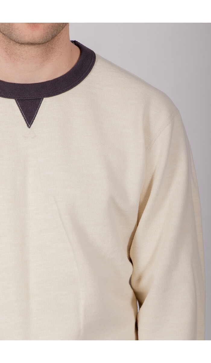 Jackman Jackman Hose / GG Sweat Crewneck / Elfenbeinschwarz Jackman Jackman Hose / GG Sweat Crewneck / Elfenbeinschwarz