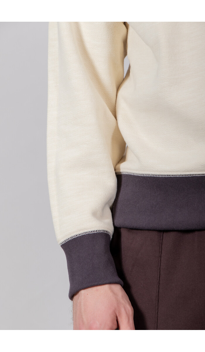 Jackman Jackman Hose / GG Sweat Crewneck / Elfenbeinschwarz Jackman Jackman Hose / GG Sweat Crewneck / Elfenbeinschwarz