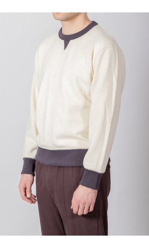 Jackman Jackman Hose / GG Sweat Crewneck / Elfenbeinschwarz Jackman Jackman Hose / GG Sweat Crewneck / Elfenbeinschwarz