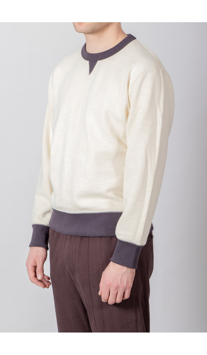 Jackman Jackman Hose / GG Sweat Crewneck / Elfenbeinschwarz Jackman Jackman Hose / GG Sweat Crewneck / Elfenbeinschwarz