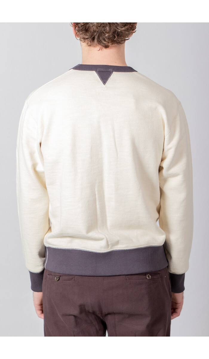 Jackman Jackman Hose / GG Sweat Crewneck / Elfenbeinschwarz Jackman Jackman Hose / GG Sweat Crewneck / Elfenbeinschwarz