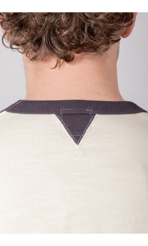 Jackman Jackman Hose / GG Sweat Crewneck / Elfenbeinschwarz Jackman Jackman Hose / GG Sweat Crewneck / Elfenbeinschwarz