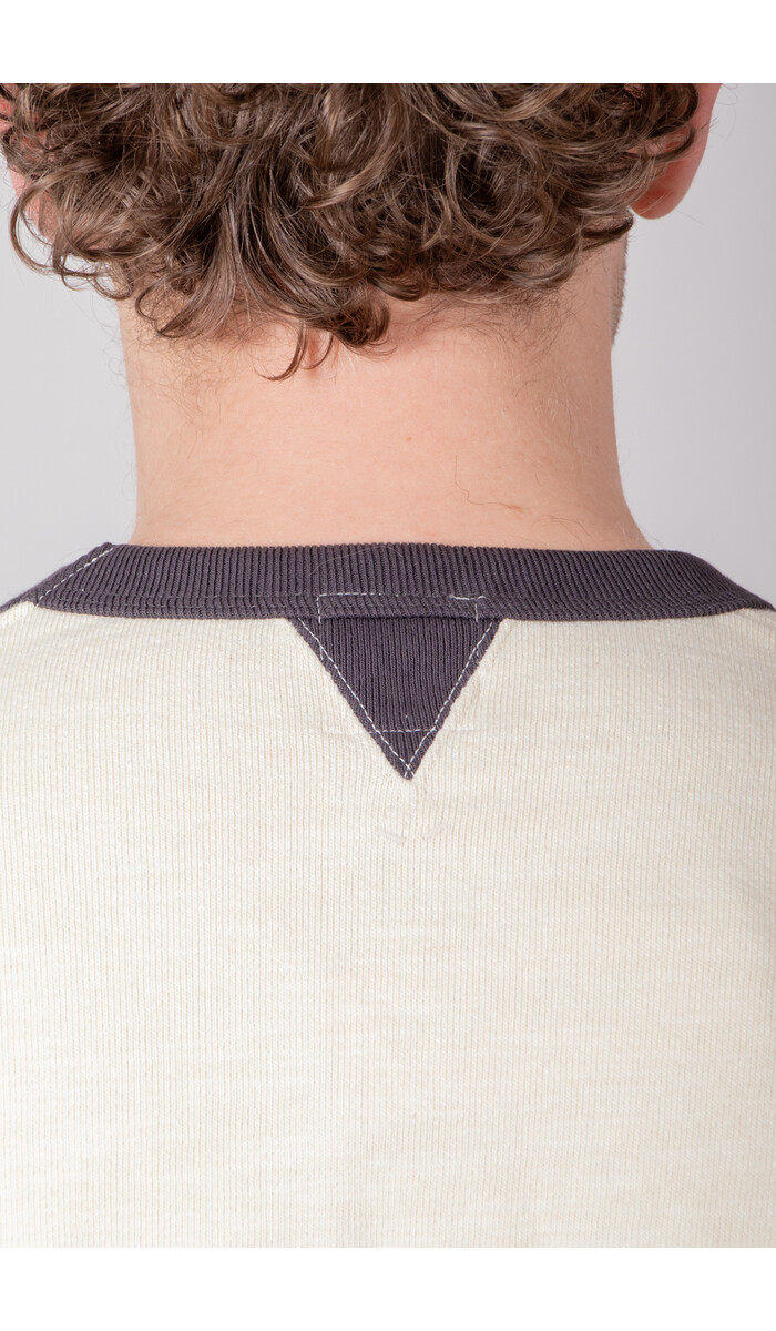 Jackman Jackman Hose / GG Sweat Crewneck / Elfenbeinschwarz Jackman Jackman Hose / GG Sweat Crewneck / Elfenbeinschwarz