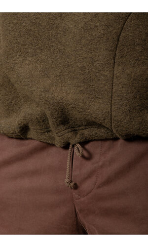 Jackman Jackman Pullover / Wool Himo Polo / Olive Jackman Jackman Pullover / Wool Himo Polo / Olive