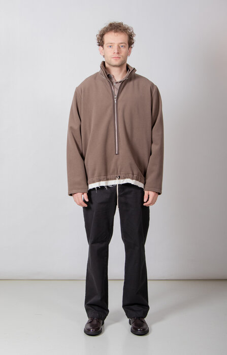 Camiel Fortgens Camiel Fortgens Pullover / Fleece Anorak / Taupe