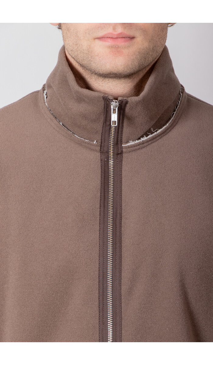Camiel Fortgens Camiel Fortgens Trui / Fleece Anorak / Taupe