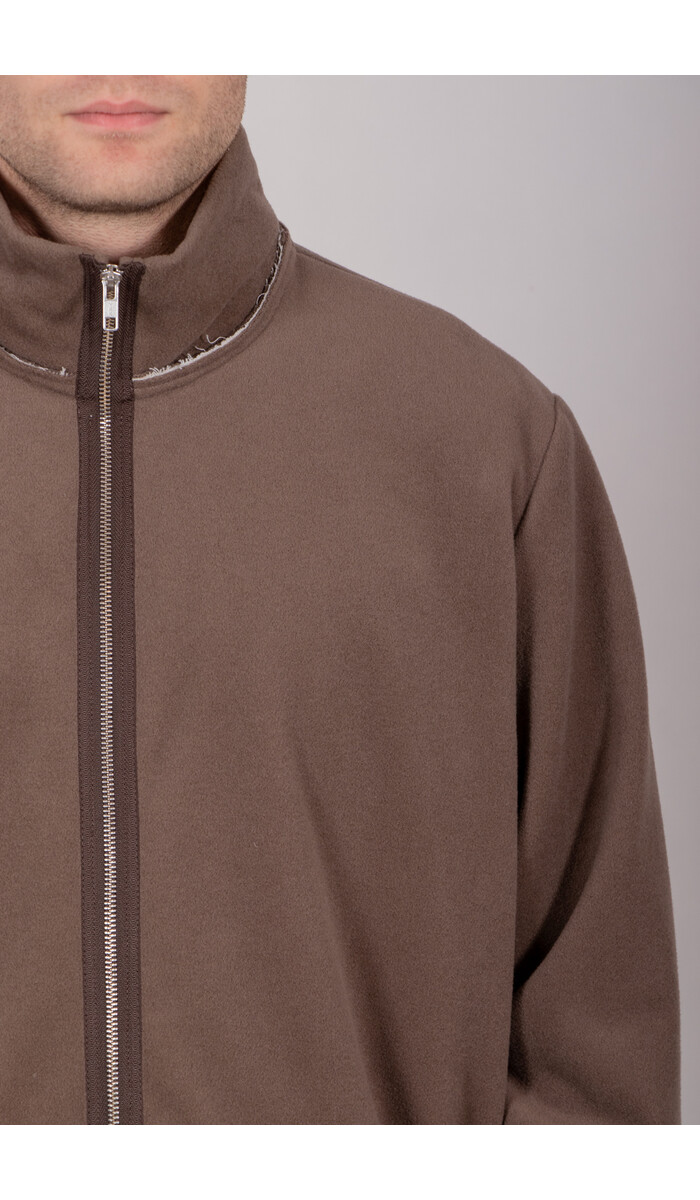 Camiel Fortgens Camiel Fortgens Trui / Fleece Anorak / Taupe
