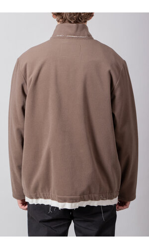 Camiel Fortgens Camiel Fortgens Trui / Fleece Anorak / Taupe