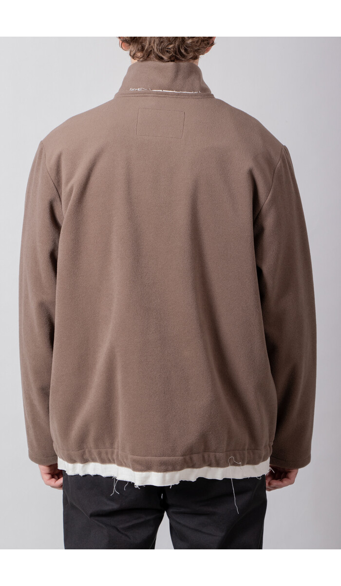 Camiel Fortgens Camiel Fortgens Trui / Fleece Anorak / Taupe