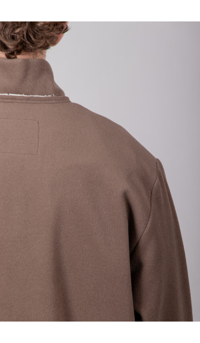 Camiel Fortgens Camiel Fortgens Trui / Fleece Anorak / Taupe