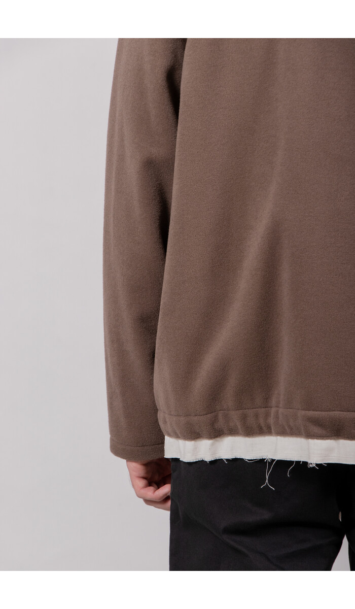 Camiel Fortgens Camiel Fortgens Trui / Fleece Anorak / Taupe