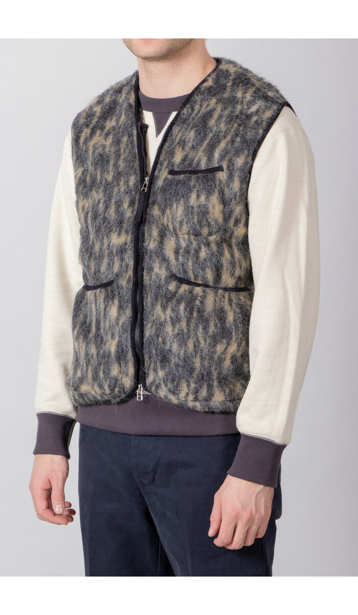 Universal Works Universal Works Vest / Zip Gilet / Dolce Fleece