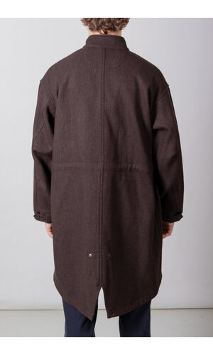 Rough Side Rough Side Jacket / Wool Fishtale Parka / Dark Brown