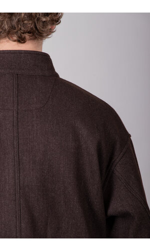 Rough Side Rough Side Jacket / Wool Fishtale Parka / Dark Brown