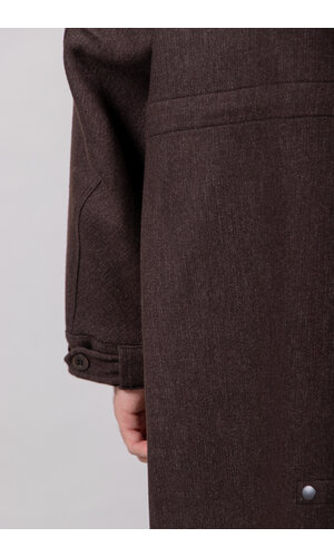 Rough Side Rough Side Jacket / Wool Fishtale Parka / Dark Brown