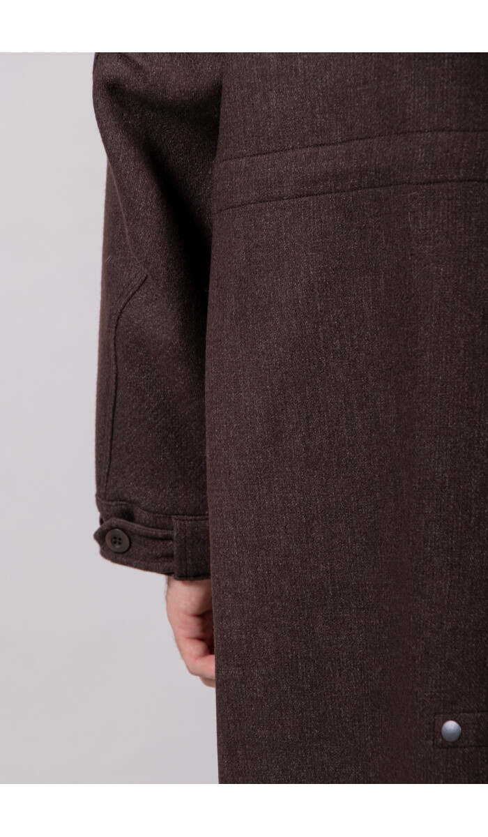 Rough Side Rough Side Jacket / Wool Fishtale Parka / Dark Brown