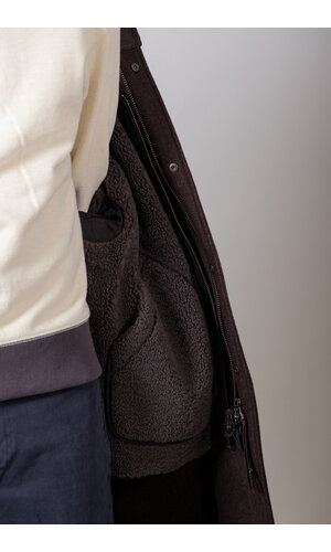 Rough Side Rough Side Jacket / Wool Fishtale Parka / Dark Brown