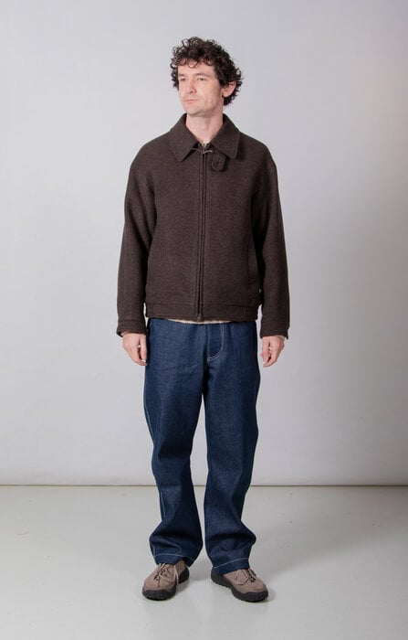 Rough Side Rough Side Jacket / Baker Blouson / Brown