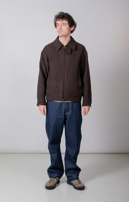 Rough Side Rough Side Jas / Baker Blouson / Bruin Rough Side Rough Side Jas / Baker Blouson / Bruin