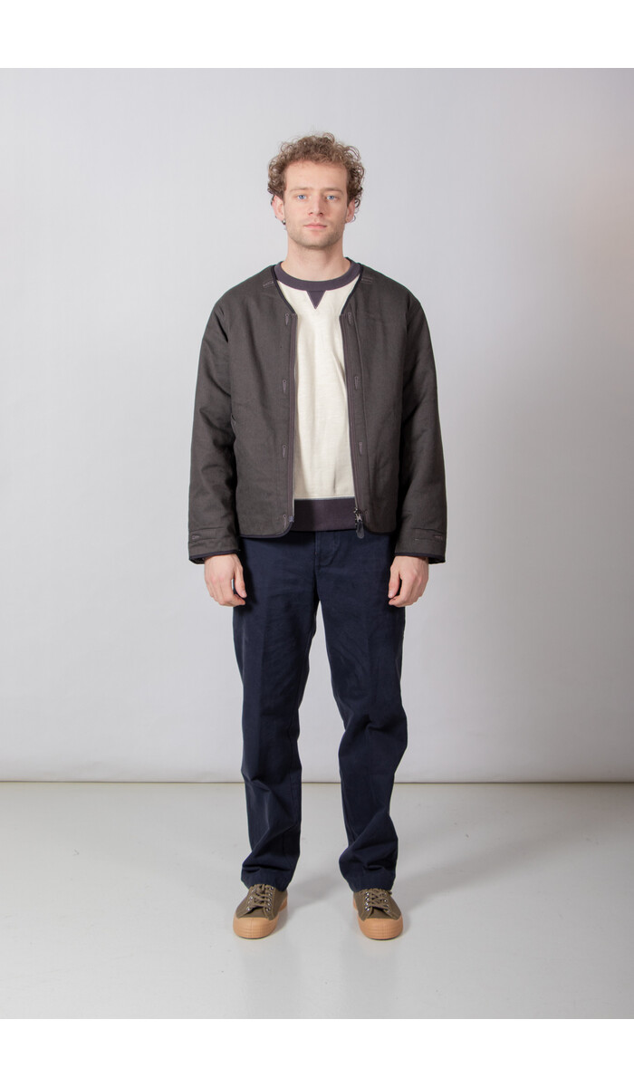 Rough Side Rough Side Liner-Jacket / Sherpa Zip Liner / Charcoal