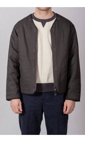 Rough Side Rough Side Liner-Jacket / Sherpa Zip Liner / Charcoal