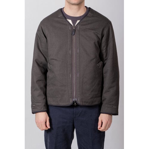 Rough Side Rough Side Liner-Jacket / Sherpa Zip Liner / Charcoal