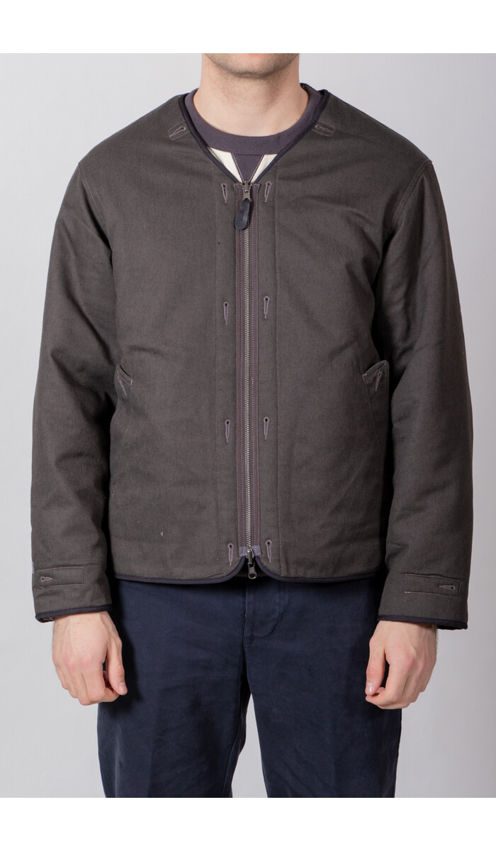 Rough Side Rough Side Liner-Jacket / Sherpa Zip Liner / Charcoal