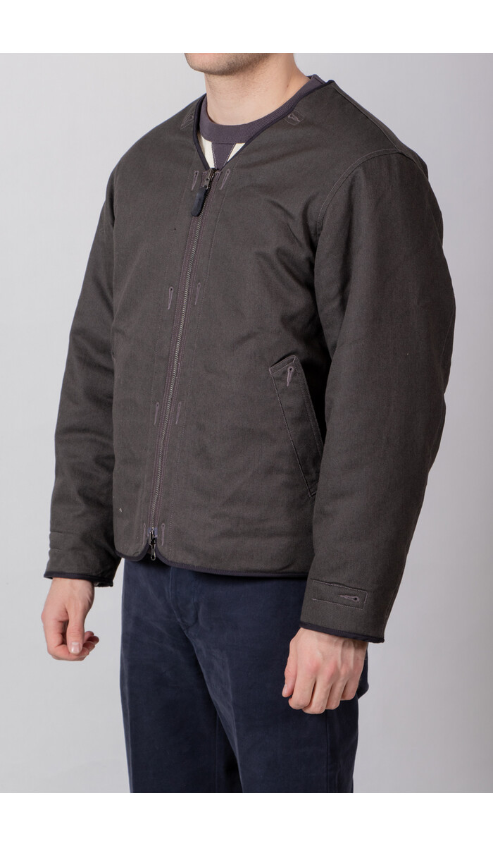 Rough Side Rough Side Liner-Jacket / Sherpa Zip Liner / Charcoal