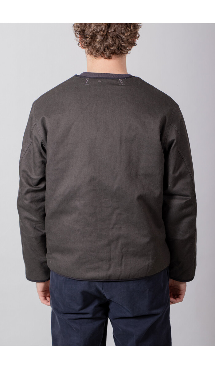 Rough Side Rough Side Liner-Jacket / Sherpa Zip Liner / Charcoal